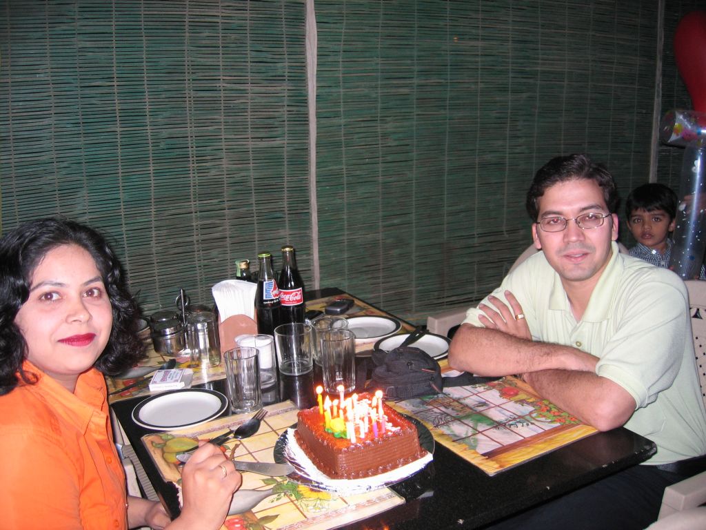 Celebrating my B'Day with my Sweet Heart